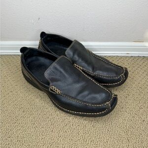 Vintage Cole Haan Nike Air Sole Leather Black Dress Shoes Loafers (Men’s Size 9)